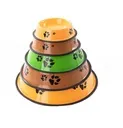 [ACMARRON] COMEDERO ACERO INOX COLORES 15CM (Marrón)