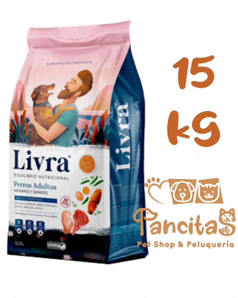LIVRA PERRO ADULTO MEDIANO / GRANDE15KG