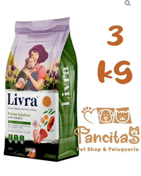 LIVRA PERRO ADULTO RAZA PEQUEÑA 3KG
