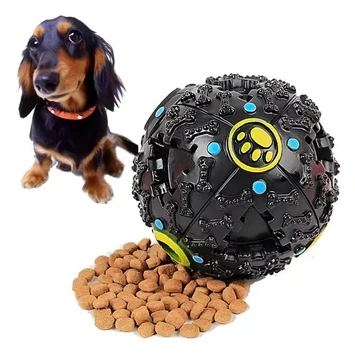 [25421] PELOTA INTERACTIVA DOSIFICADORA ALIMENTO CON RUIDO 11CM