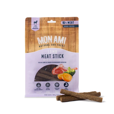 MON AMI SNACKS MEAT STICK LAMB 250GR