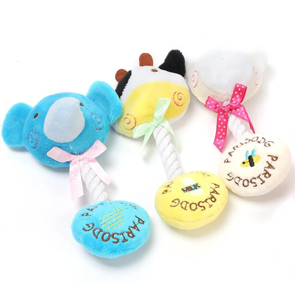 PELUCHE CABEZA ANIMALES CON SOGA