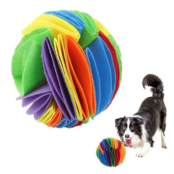 [224455] PELOTA INTERACTIVA DE TELA DOSIFICADORA DE ALIMENTOS
