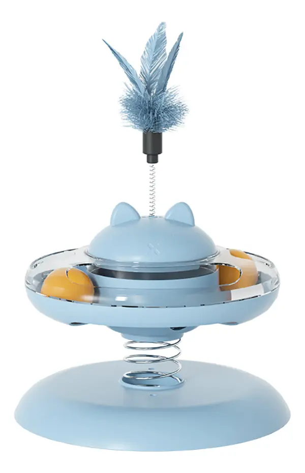 JUGUETE GATO INTERACTIVO DISPENSADOR PLUMA