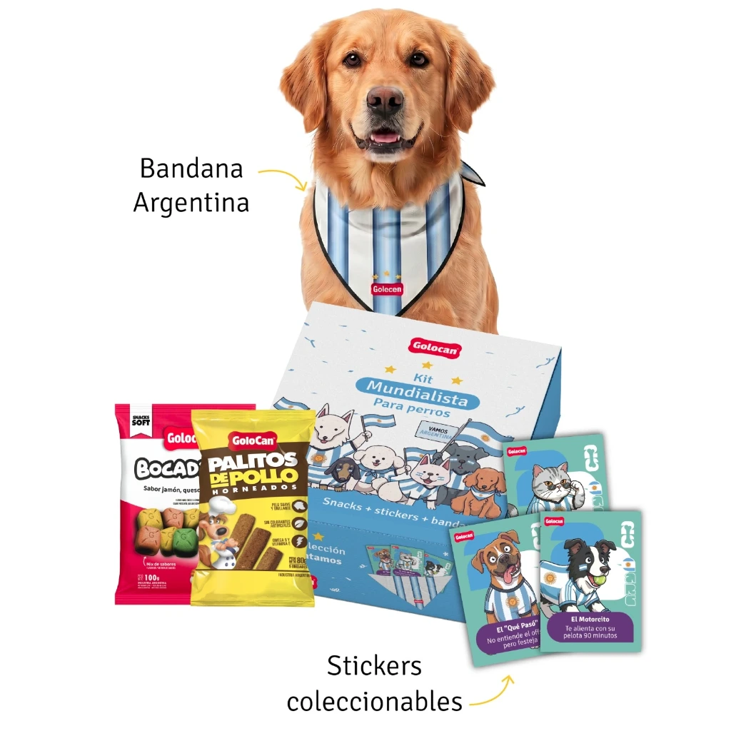 KIT MUNDIALISTA PERRO GOLOCAN