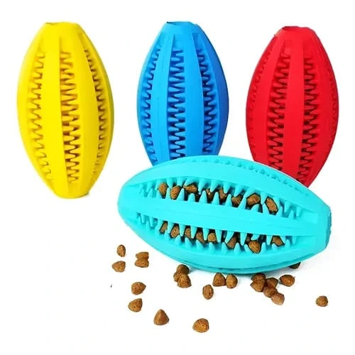 [P02963] JUGUETE OVAL DENTAL PARA ALIMENTO GRANDE11CM
