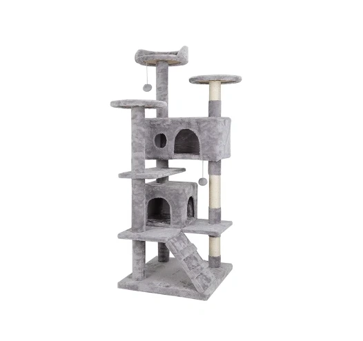 RASCADOR MULTI NIVELES Y CASAS 48X48X132CM