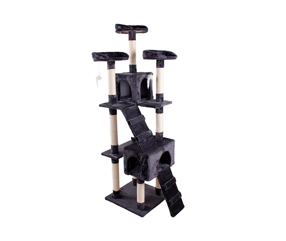 RASCADOR TORRE MULTI NIVELES Y CAMA 50X50X170CM