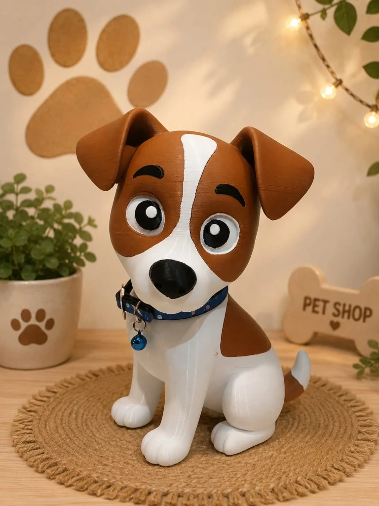 ESTATUA PERRO/gato grande 26cm