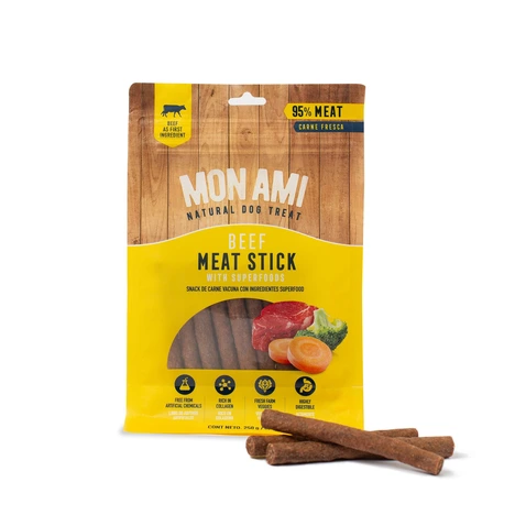 [6303] MON AMI SNACKS MEAT STICK BEEF 250GR