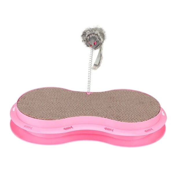 RASCADOR DIDACTICO RATA + PELOTAS 47x25x8cm