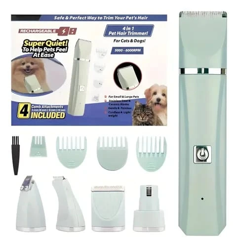 MAQUINA PELADORA KIT GROOMSET 4 EN 1 6000RPM