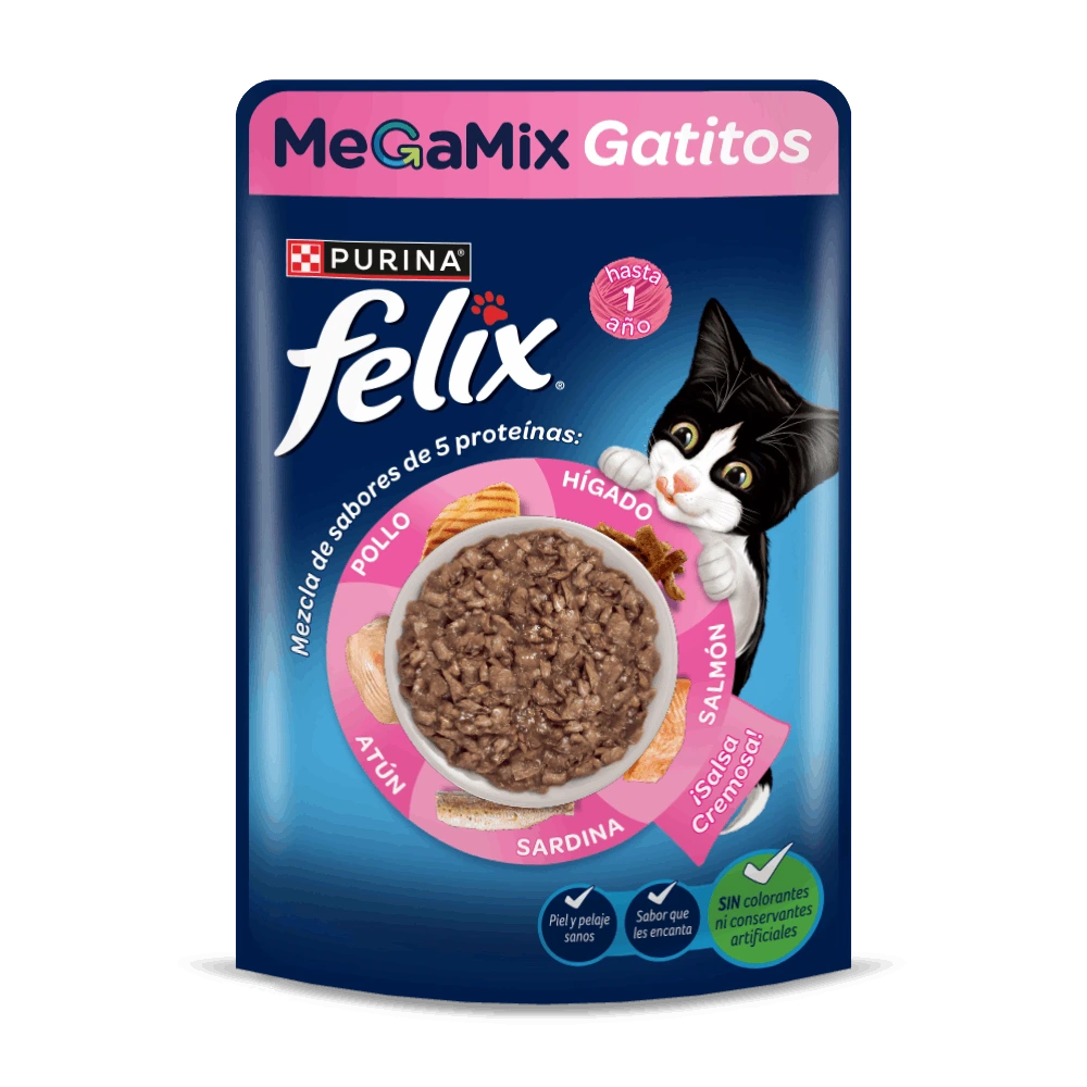 [211273] FELIX POUCH CARNE GATITO PROMO 5+1