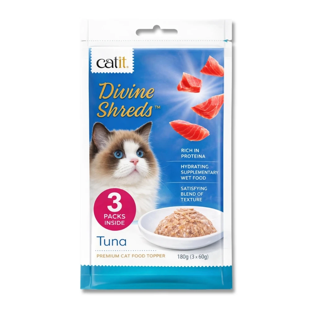 CATIT DIVINE SHREDS 180GR 3 SOBRES TUNA