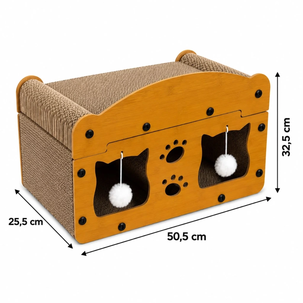 RASCADOR CASA SILLON ALTO 25X50X32CM