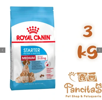 ROYAL CANIN DOG STARTER MEDIUM 3KG