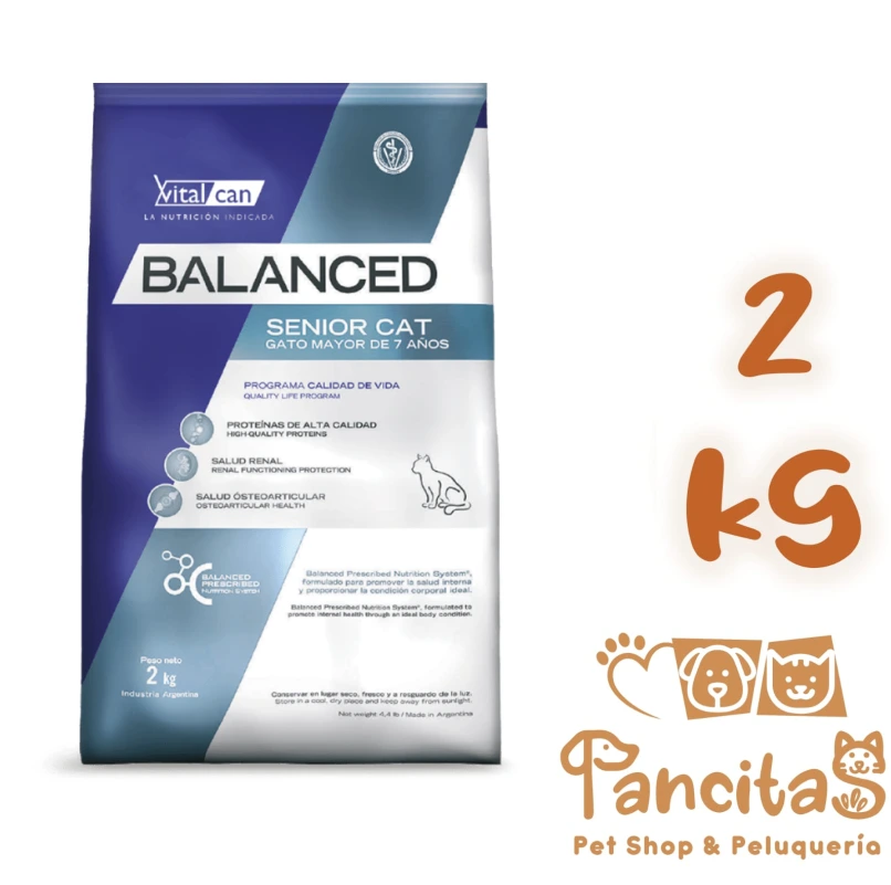 [21716] VITAL CAN BALANCED CAT ADULT SENIOR 2KG