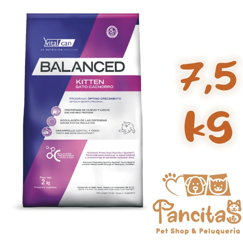 [21711] VITAL CAN BALANCED  CAT KITTEN  7,5KG PROMO