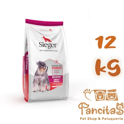 [386] SIEGER DOG SENIOR MORDIDA PEQ +7 12KG PROMO