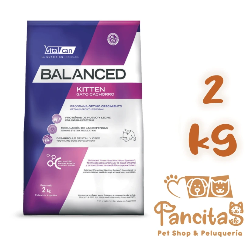 VITAL CAN BALANCED  CAT KITTEN 2KG