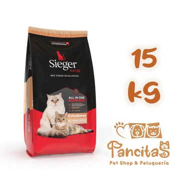 [440] SIEGER KATZE CAT ADULT CRIADORES 15KG PROMO 50% DE DESCUENTO