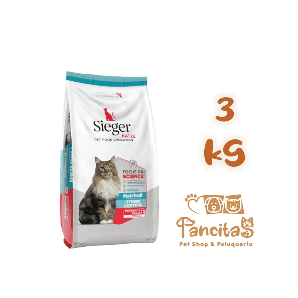 [476] SIEGER KATZE CAT HAIRBALL STRESS CONTROL 3KG