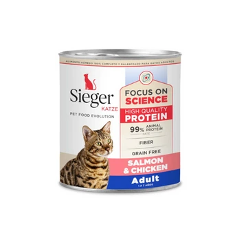 [419] SIEGER KATZE LATA SALMON Y POLLO 340GR