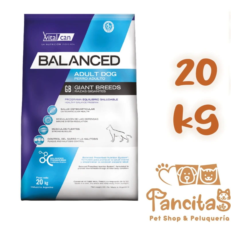 [11721] VITAL CAN BALANCED DOG ADULT GIANT 20KG