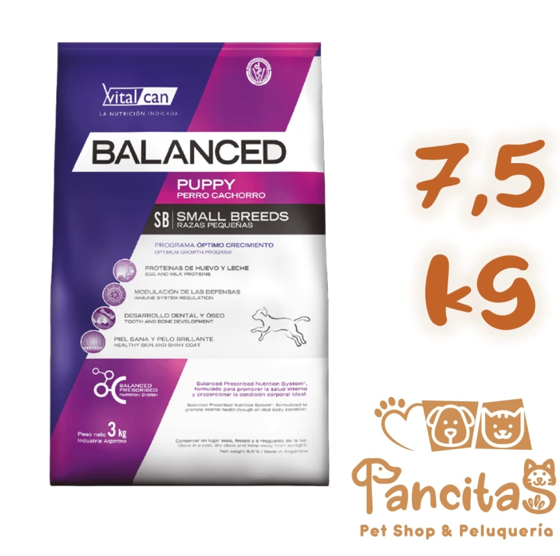 [31730] VITAL CAN BALANCED  DOG PUPPY SMALL 7,5KG