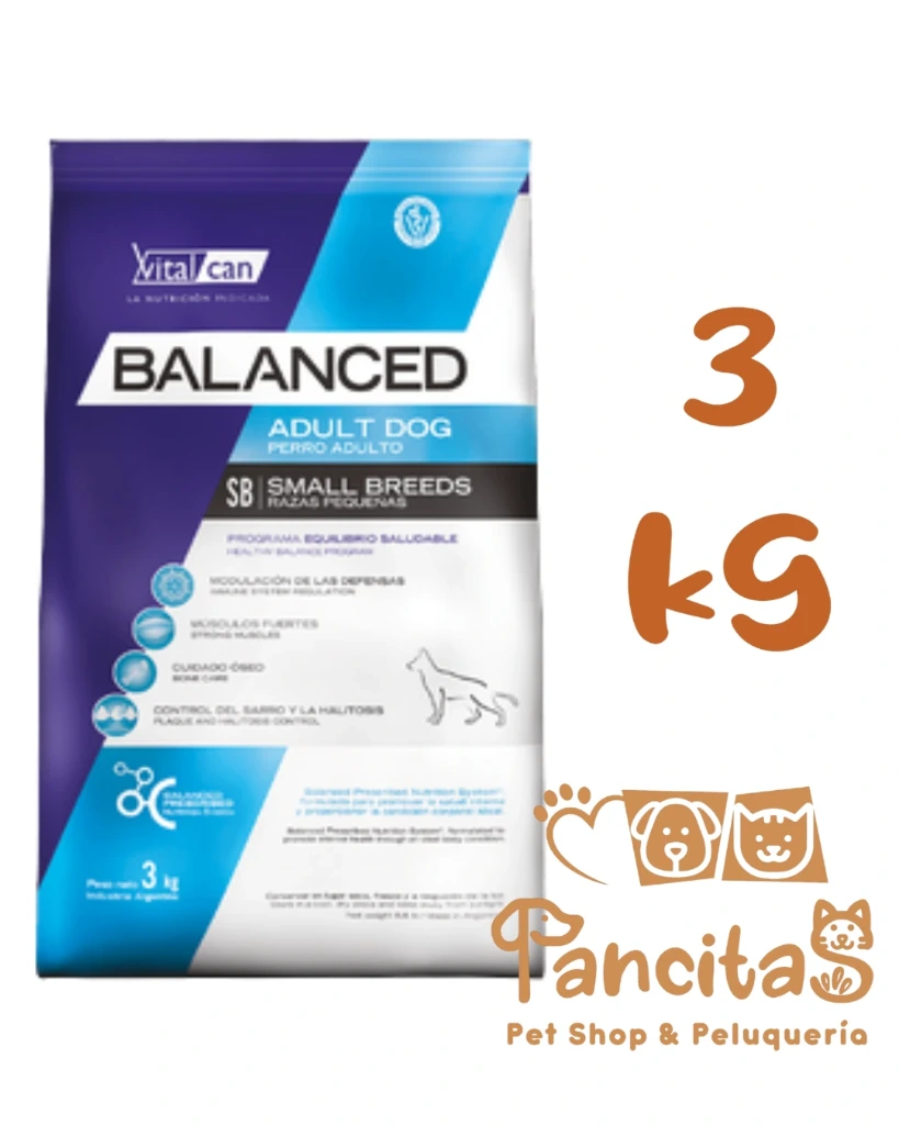 [VC] VITAL CAN BALANCED DOG ADULT SMALL 3KG PROMO