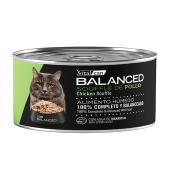 [013-2066] VITAL CAN BALANCED LATA CAT CASTRADO SOUFFLE POLLO 85gr