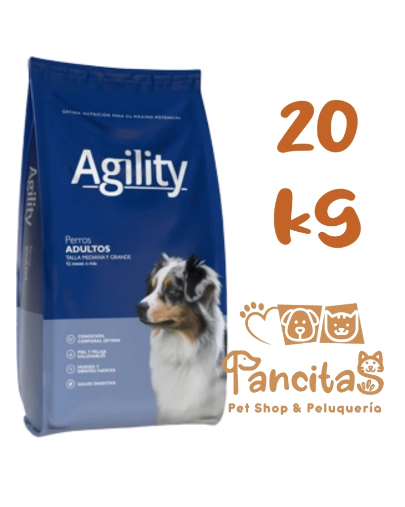AGILITY DOG ADULTO 20KG PROMO