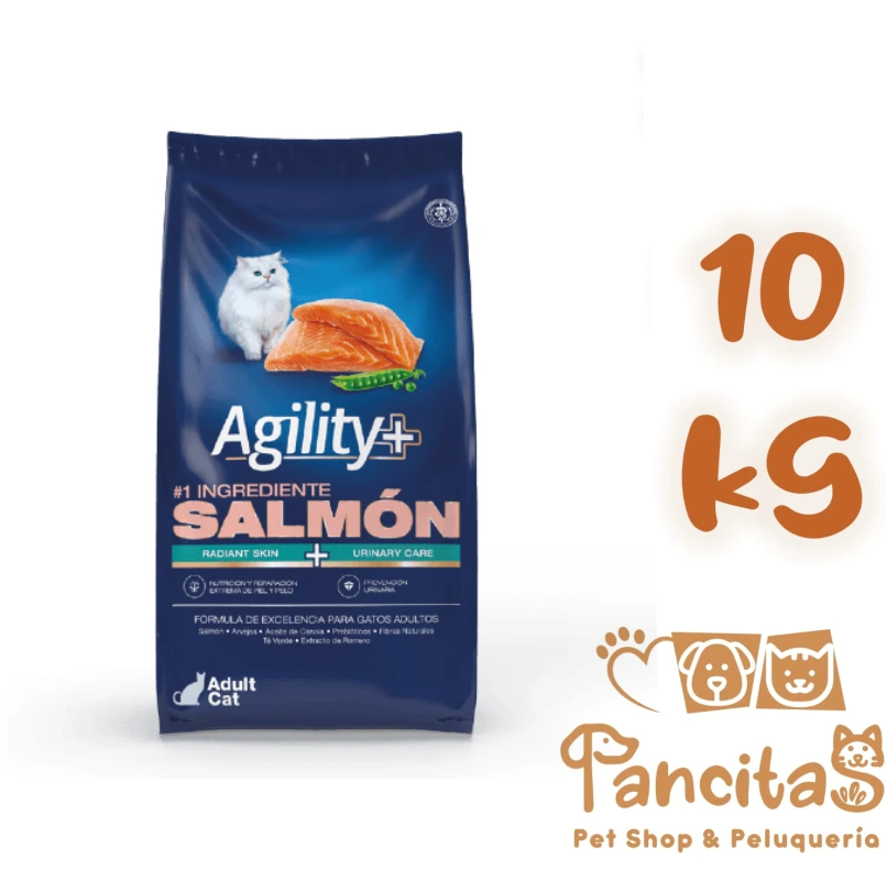 [445] AGILITY+ CAT AD SALMON 10 KG
