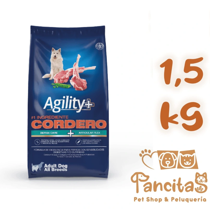 [442] AGILITY+ DOG ADULTO CORDERO 1,5 KG