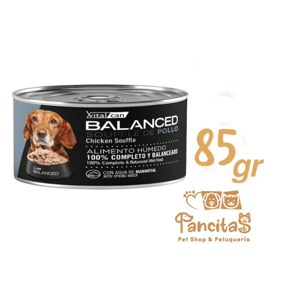VITAL CAN BALANCED LATA DOG SENIOR SOUFFLE POLLO 85GR