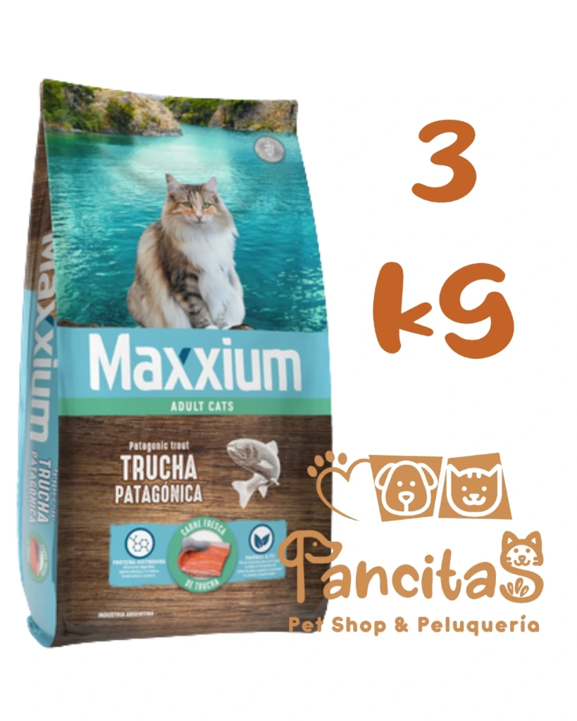 [455] MAXXIUM CAT ADULTO SABOR TRUCHA 3KG