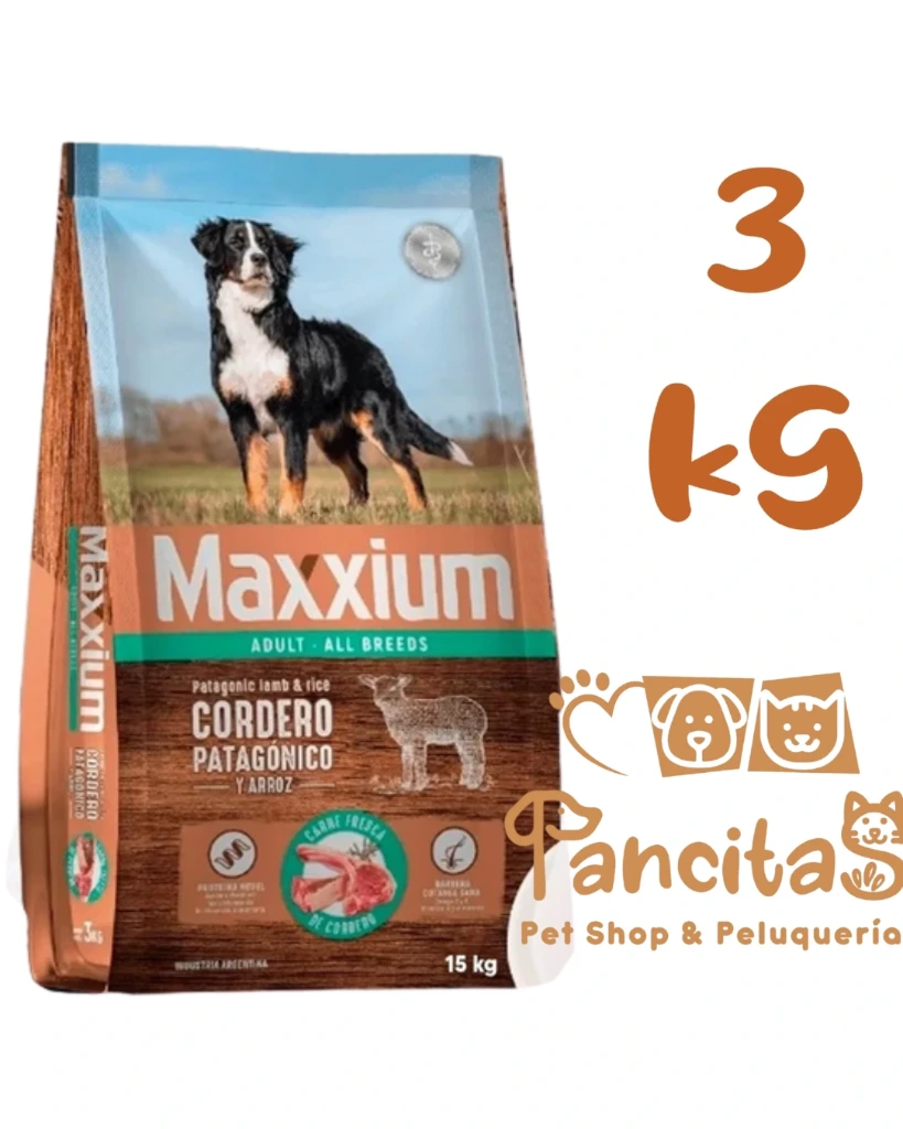[423] MAXXIUM DOG ADULT CORDERO Y ARROZ 3KG