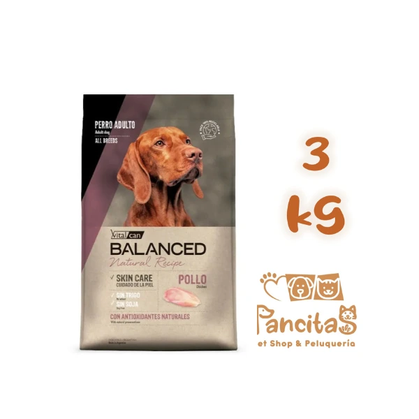 VITAL CAN BALANCED DOG NATURAL RECIPE POLLO 3KG