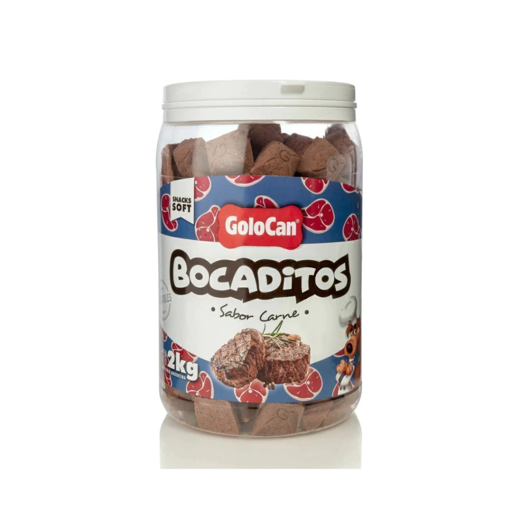 GOLOCAN BOCADITOS 2 KG SABOR CARNE (242 BOMBONES)