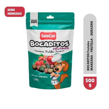GOLOCAN BOCADITOS SABOR FRUTALES 500GR