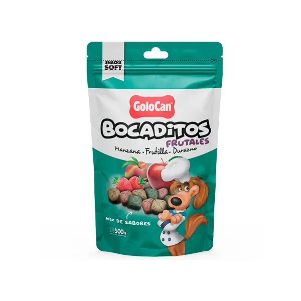 GOLOCAN BOCADITOS SABOR FRUTALES 500GR
