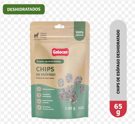 [830] GOLOCAN CHIPS DE ESOFAGO 65GR