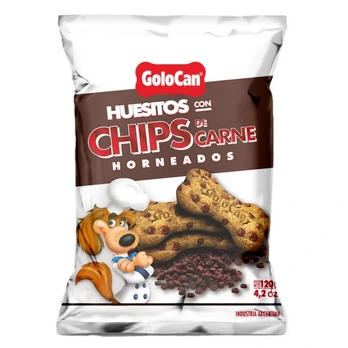 GOLOCAN HUESITOS CON CHIPS CARNE HORNEADOS 120GR