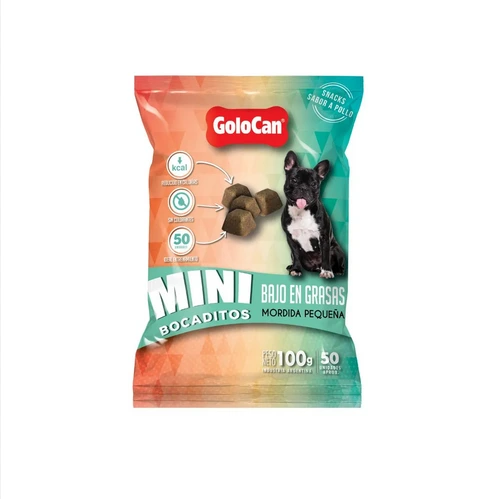 GOLOCAN MINI BOCADITOS BAJO EN GRASAS 100GR
