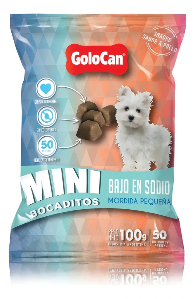 GOLOCAN MINI BOCADITOS BAJO EN SODIO 100GR