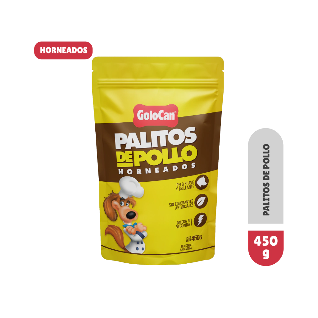 GOLOCAN PALITOS DE POLLO HORNEADOS 450GR