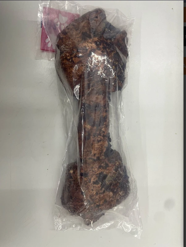 HUESO CUERO GRANDE 9/10 SABORIZADO x unidad