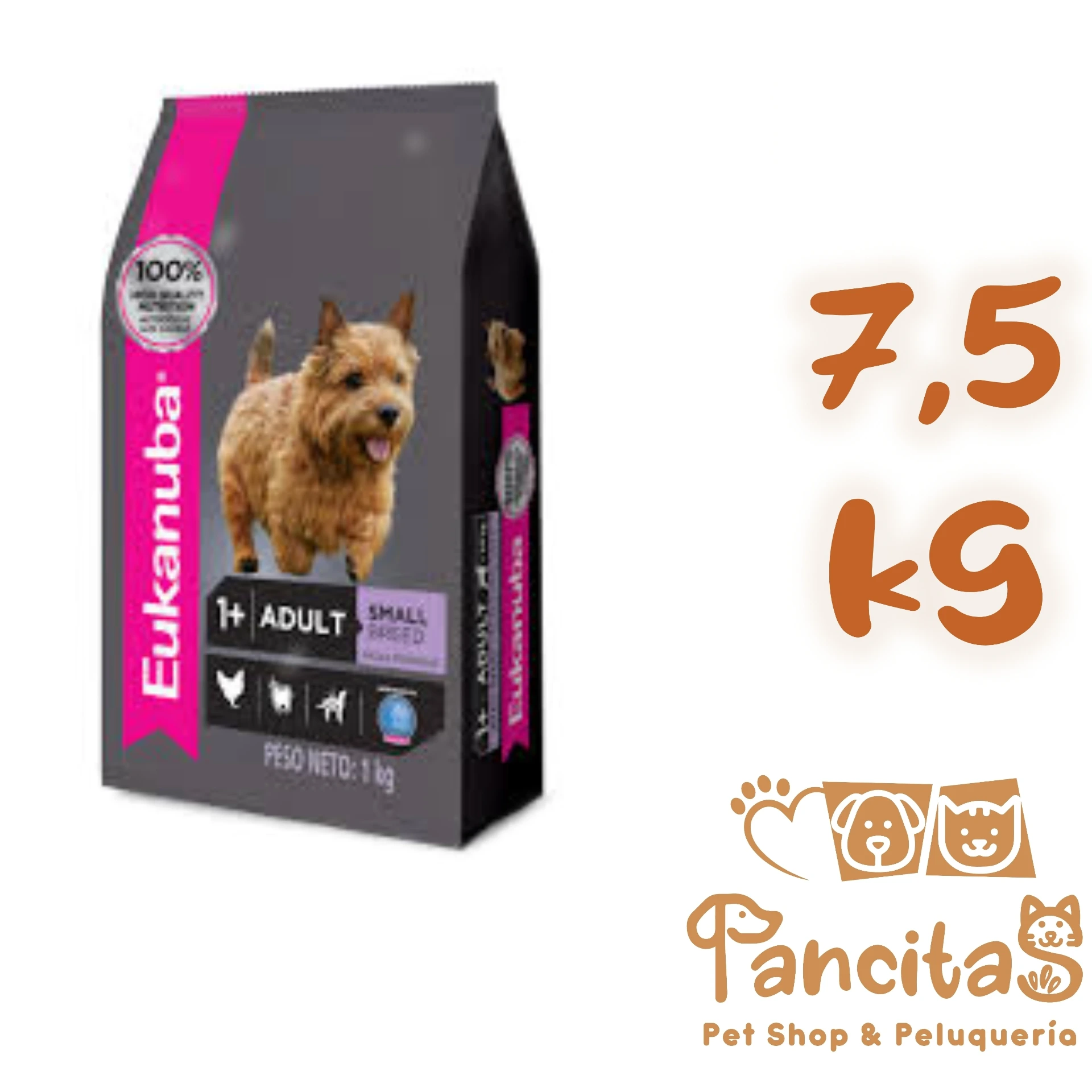 EUKANUBA  ADULTO SMALL 7,5KG