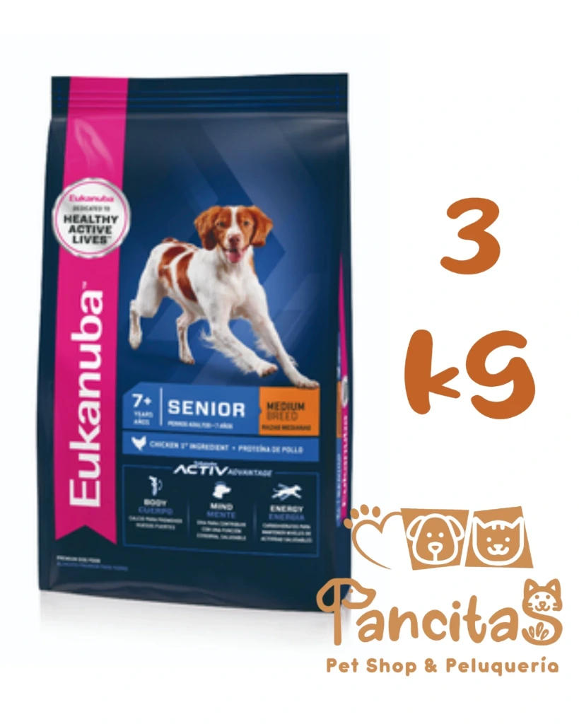 EUKANUBA  SENIOR +7 MEDIUM 3KG