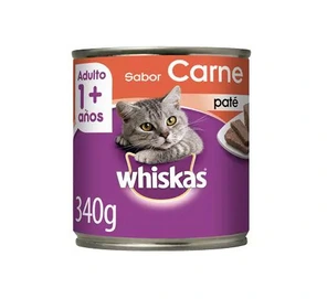 WHISKAS CAT LATA ALIMENTO HUMEDO PATE DE CARNE PROMO 5+1